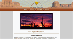 Desktop Screenshot of newhopeofarizona.com